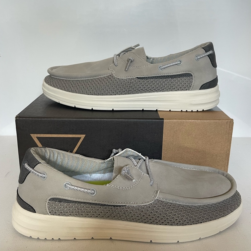 Vance Co Men's Carlton Casual Slip-on Sneakers Grey Size 9,5 New